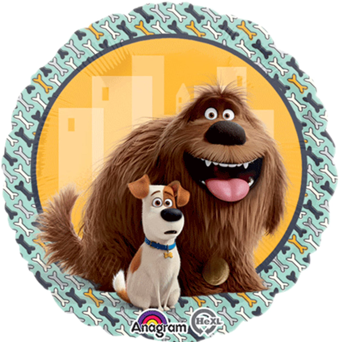 18" The Secret Life of Pets Max & Duke Helium Balloon
