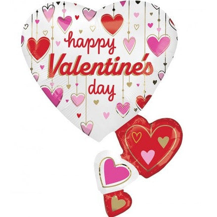 SuperShape Happy Valentine's Day Foil Balloon