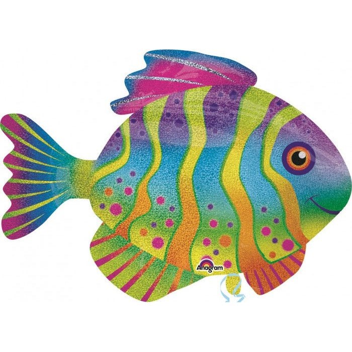 SuperShape Colorful Fish springbank-balloons