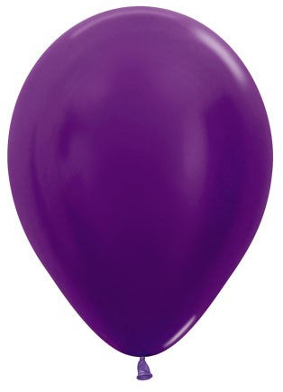 11" Metallic Violet Round