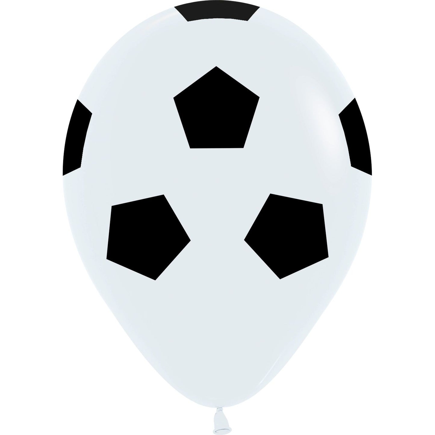 11" Soccer Ball White Balloon