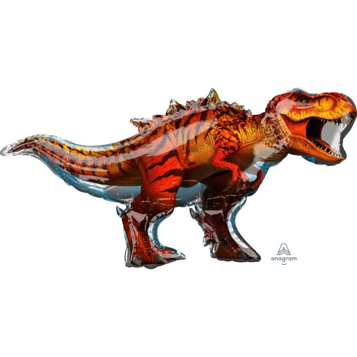 SuperShape Jurassic World T-Rex Dinosaur Foil Balloon – Helium Filled