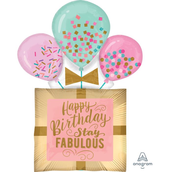 Fabulous Birthday Gift helium filled foil balloon