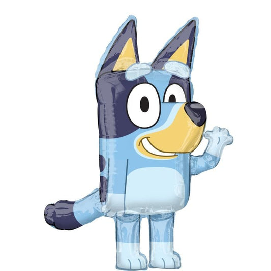 Bluey helium filled foil balloon