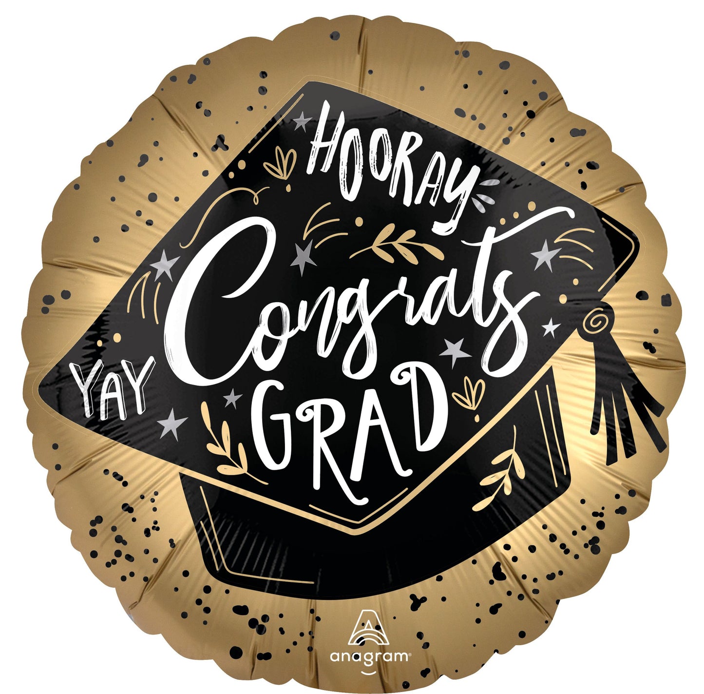 Jumbo Satin Grad Achievement Burst Balloon