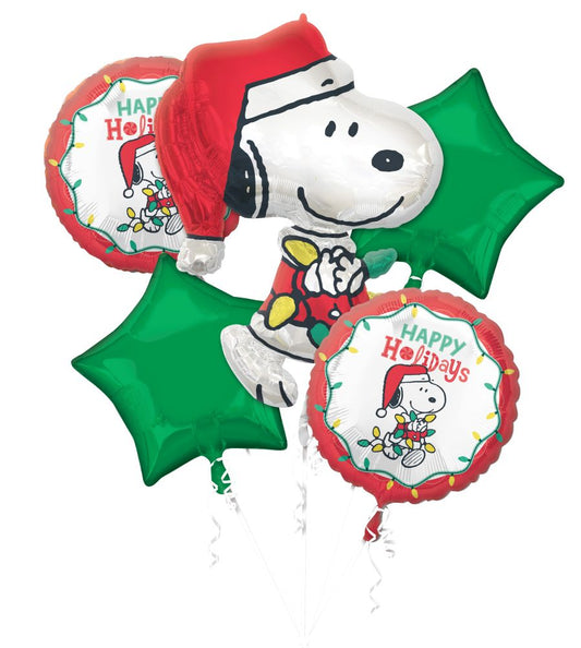 Happy Holidays Balloon Bouquet Peanuts