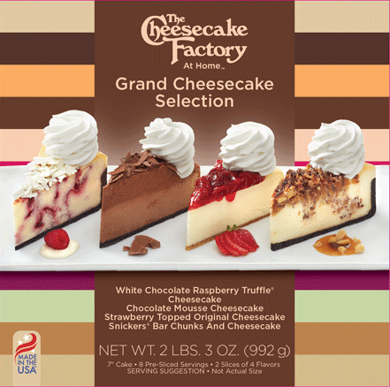 The Cheese Cake Factory Bakery - Grand Cheesecake Selection 7 Inch springbank-balloons