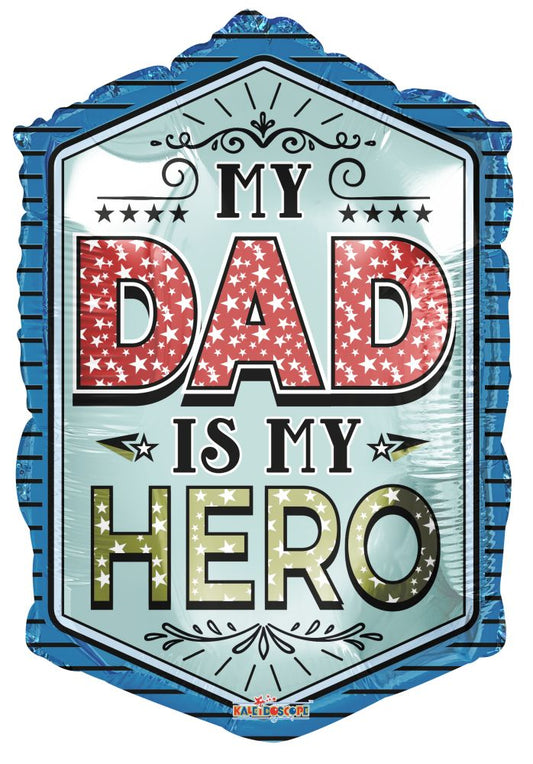 28" My Dad is My Hero Balloon