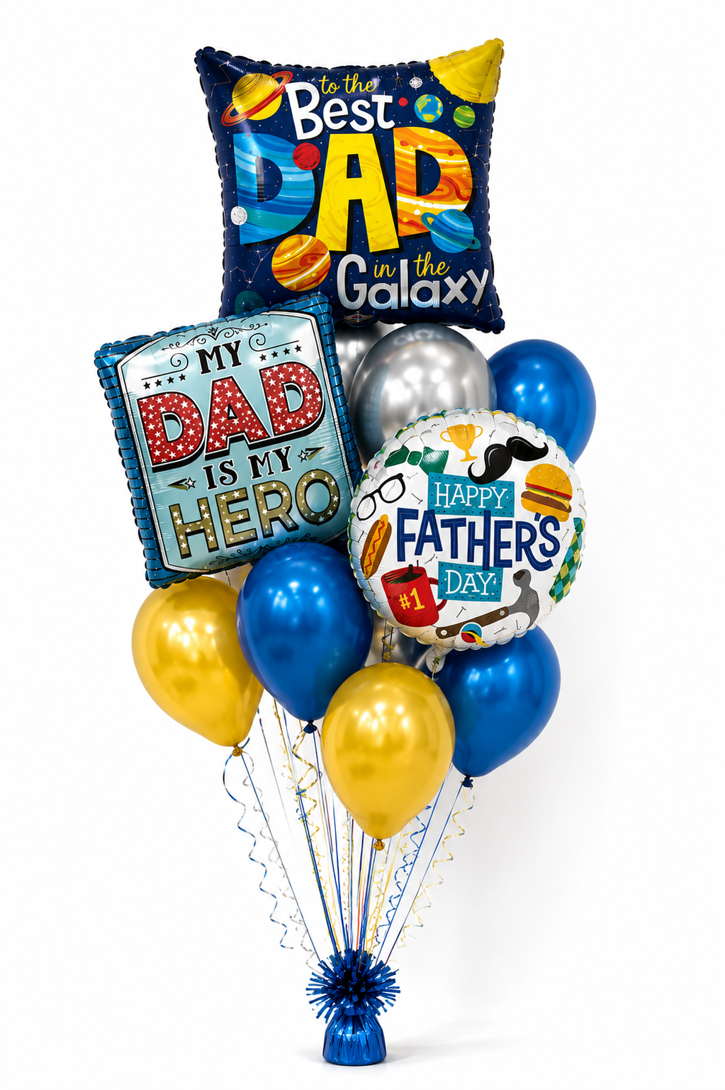 Father's Day Galaxy Balloon Bouquet