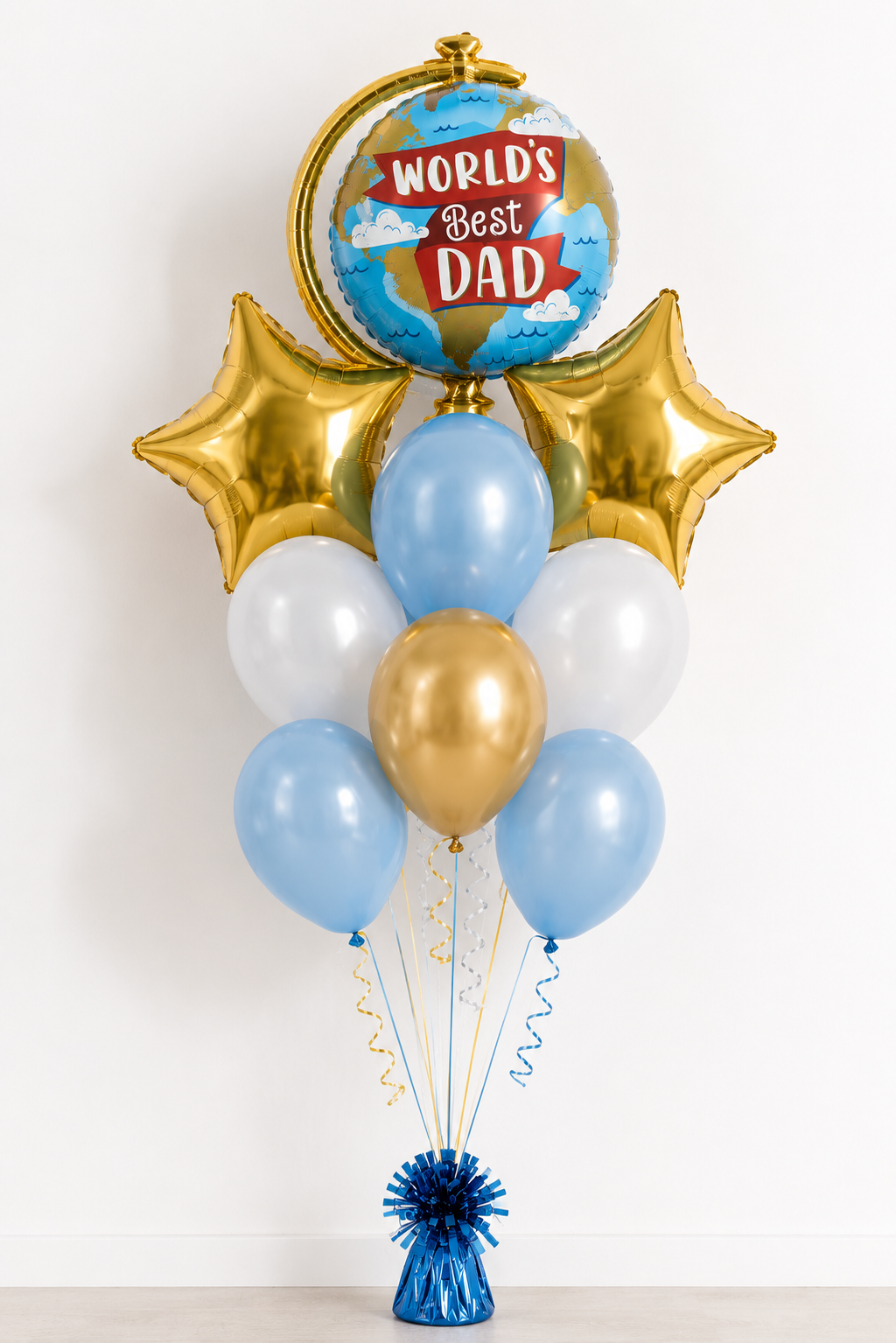 World's Best Dad Balloon Bouquet