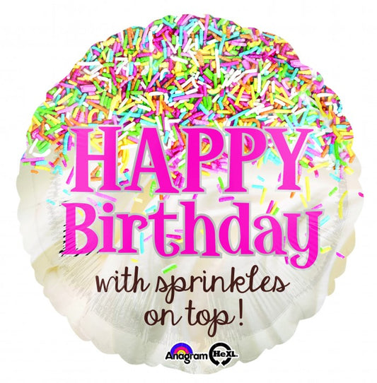 Standard Sprinkles on Top Birthday