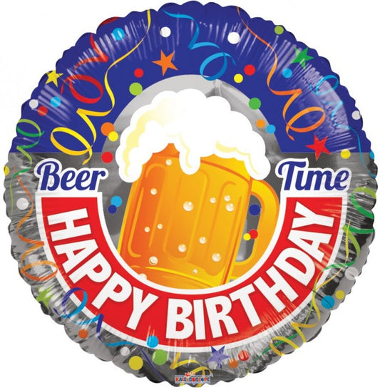 18" Happy Beer Birthday