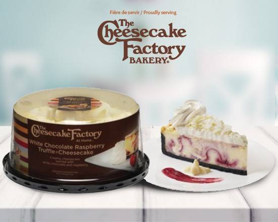 The Cheese Cake Factory Bakery - White Chocolate Raspberry Truffle 6 inch springbank-balloons