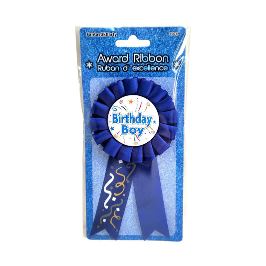 Happy Birthday Award Ribbon – Boy