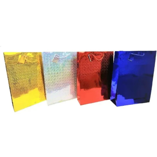 Holographic Extra Large Gift Bags – Assorted Colors