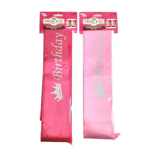 Princess Sash – Fuchsia/Pink Assorted