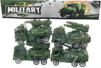 Pull-Back Military Vehicle Toy