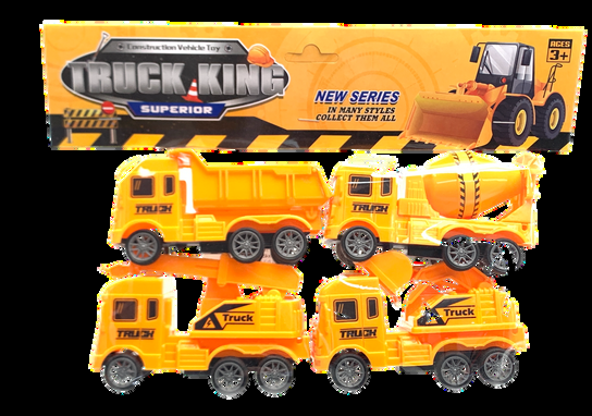 Pull-Back Construction Vehicle Toy