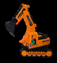 Friction Excavator Digger Toy