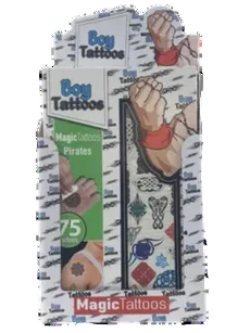 Boys' Temporary Tattoo Sticker Sheet