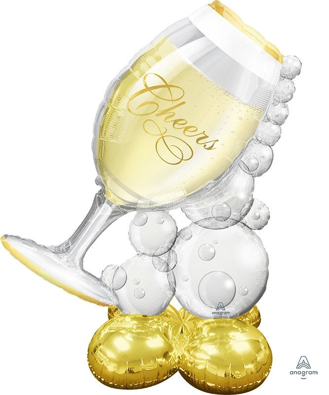 Airloonz Large Bubbly Wine Glass springbank-balloons