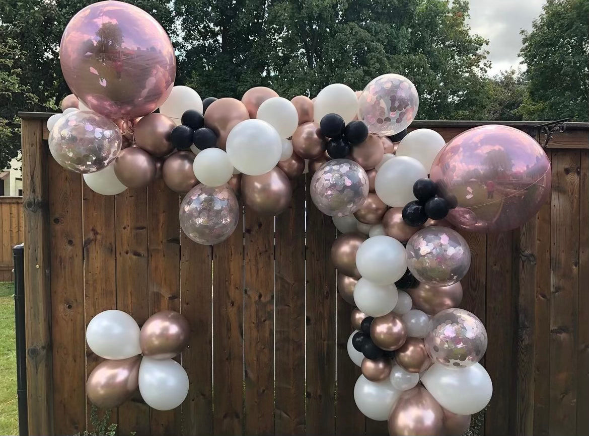 Balloon Garland 10 Ft. with Fancy Balloons springbank-balloons