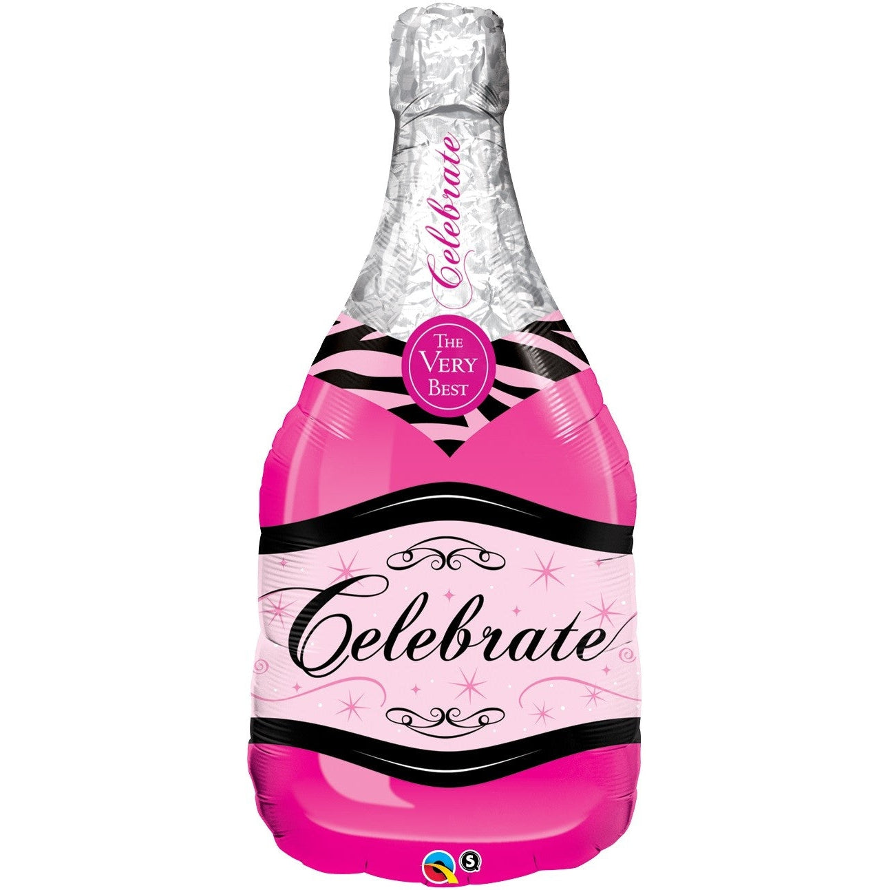 Celebrate Pink Bubbly Wine springbank-balloons