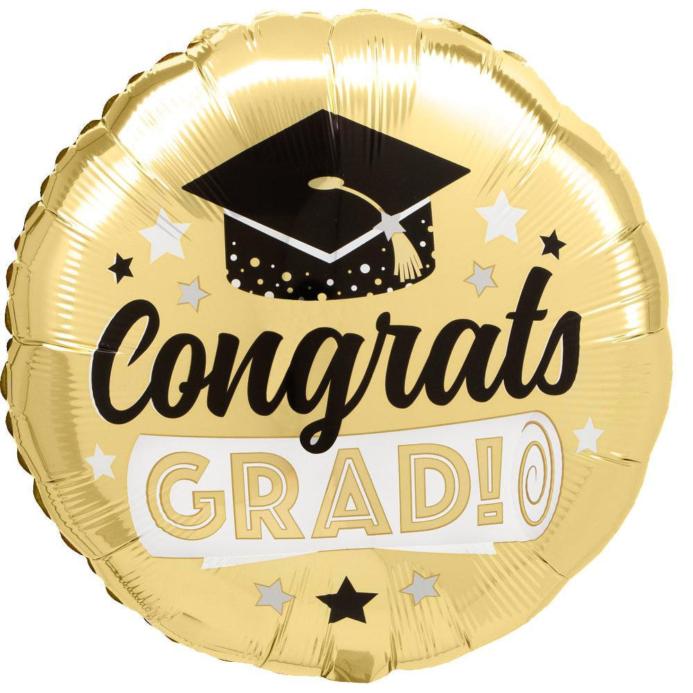 Congrats Grad Standard Foil Balloon springbank-balloons