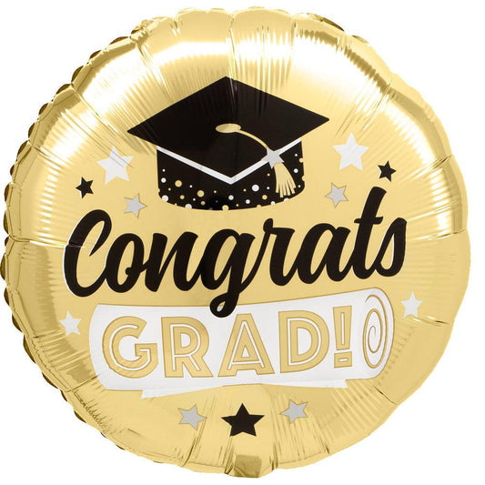 Congrats Grad Standard Foil Balloon springbank-balloons