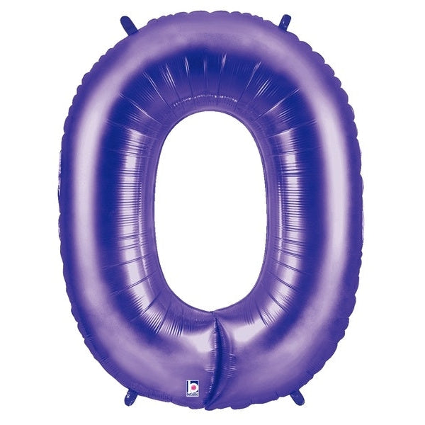 Jumbo Number 0 Pastel Foil Balloon springbank-balloons