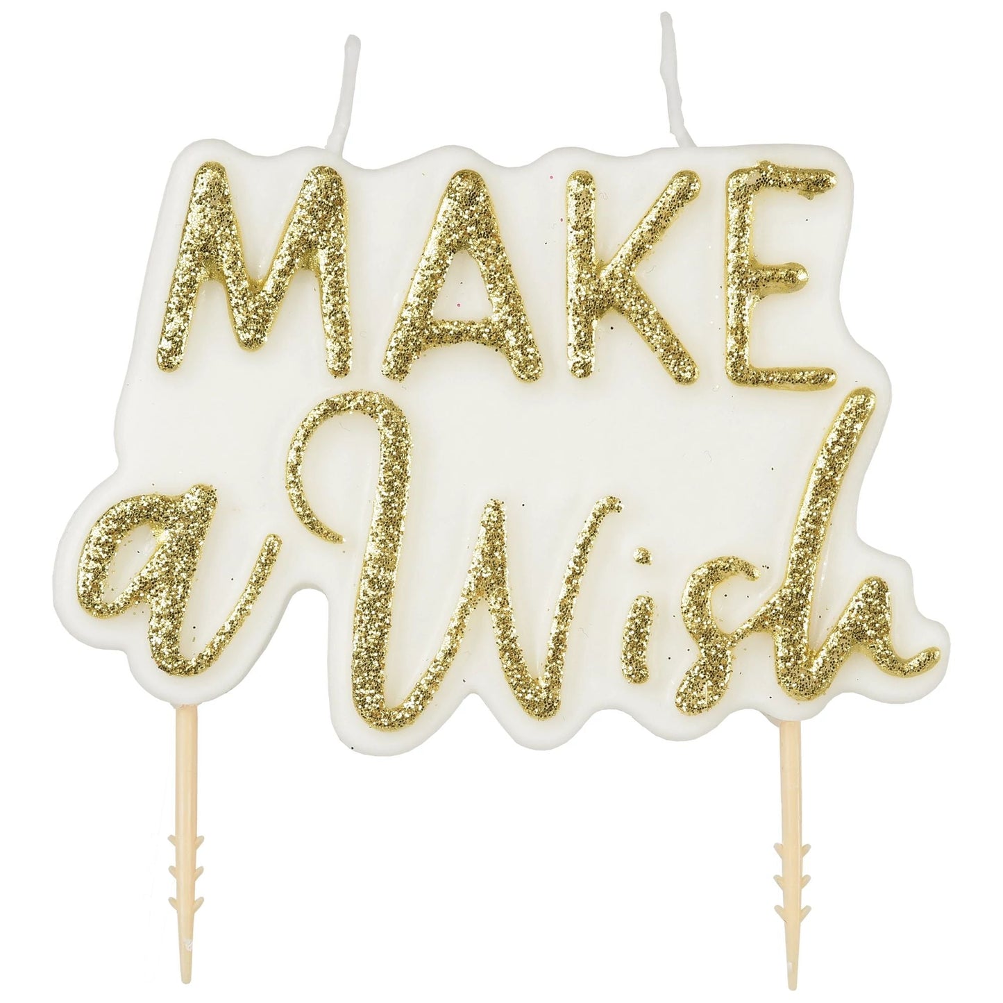 Make A Wish Plaque Candle springbank-balloons