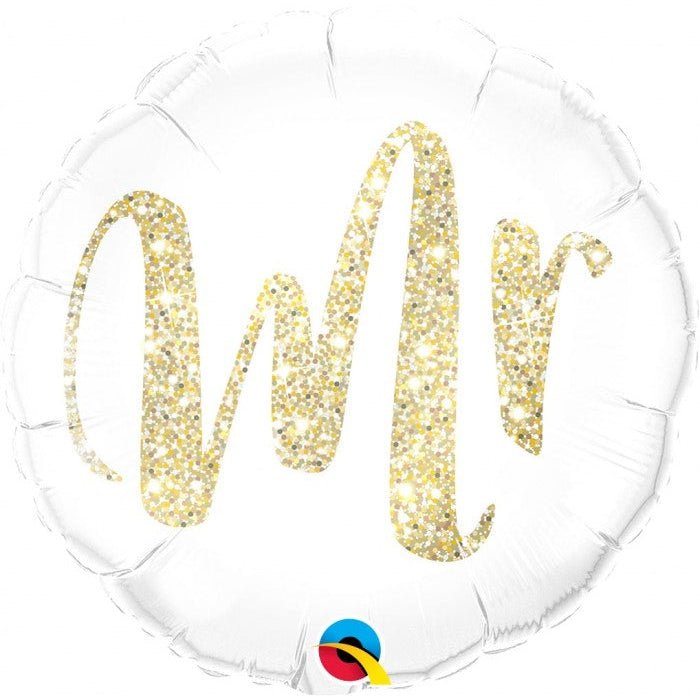 Mr. Glitter Gold springbank-balloons