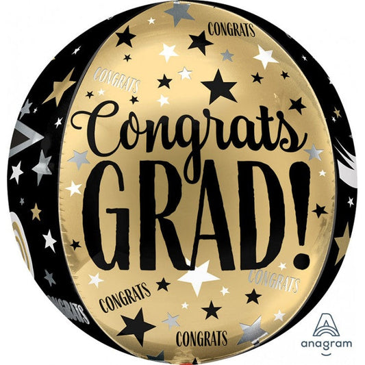 Orbz Congrats Grad Cap & Diploma springbank-balloons