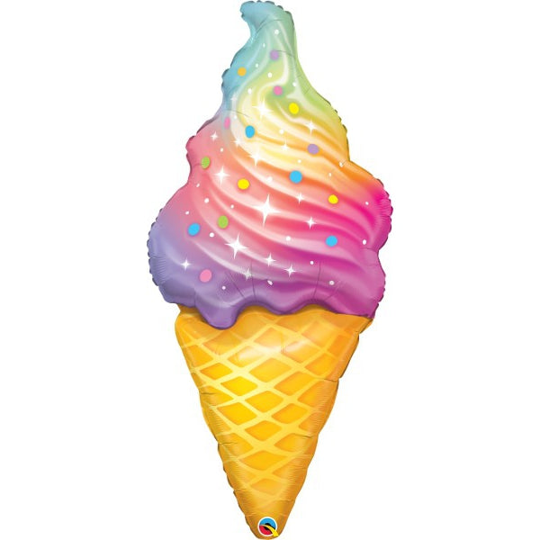 Rainbow Swirl Ice Cream springbank-balloons