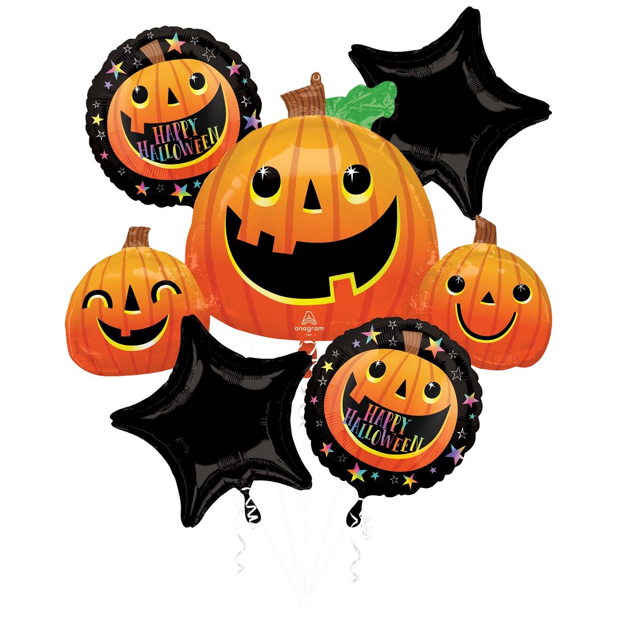 Smiley Halloween Pumpkins springbank-balloons