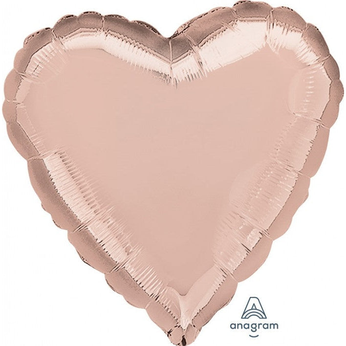 Standard Heart Rosegold springbank-balloons