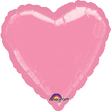 Standard Heart Metallic Pink springbank-balloons