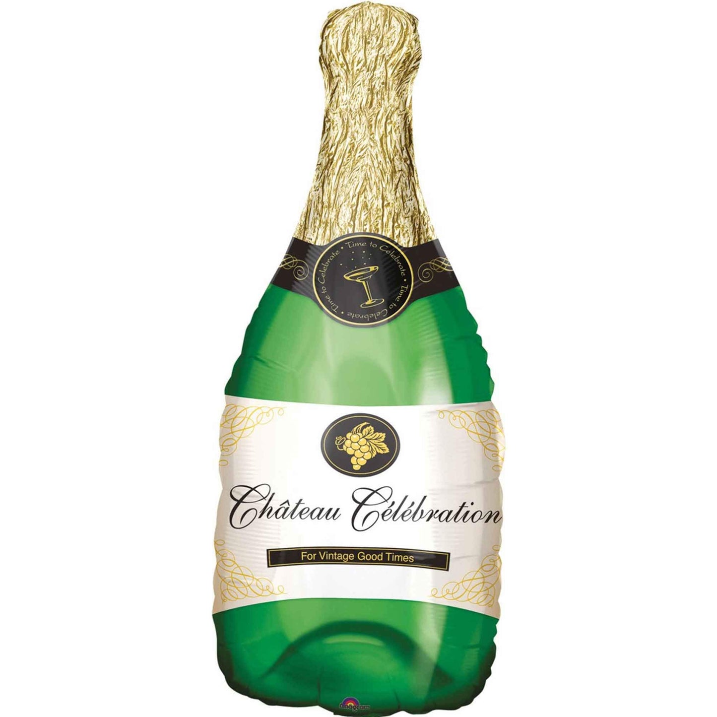 SuperShape Champagne Bottle springbank-balloons